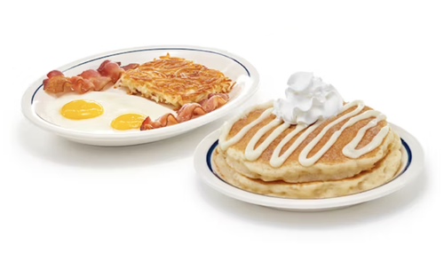 IHOP Breakfast - Pancake combo